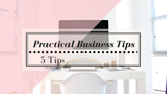 Practical Business Tips for the Books!